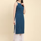 Kalini Floral Embroidered Chikankari Georgette Kurta | Swadesiicart