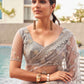 Tikhi Imli Embroidered Net Heavy Work Saree | Swadesiicart