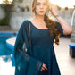 Malishka Women's Blue Embroidered Cotton Kurta Sharara Set With Dupatta - Blue - Swadesiicart