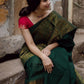 Kalini Ethnic Motifs Zari Banarasi Silk Saree | Swadesiicart