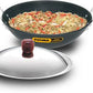 Hawkins Futura Hard Anodised Kadhai with Stainless Steel Lid 3.75 L (AD375S) - Swadesiicart
