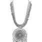 Cardinal Oxidized Silver-Toned Long Jewellery Set - Swadesiicart