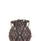Masq Black & White Pearl & Sequinned Work Embellished Potli Clutch - Swadesiicart