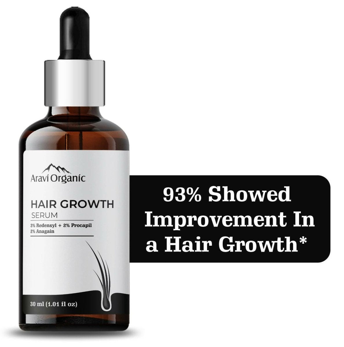 Aravi Organic Advanced Hair Growth Serum | Swadesiicart