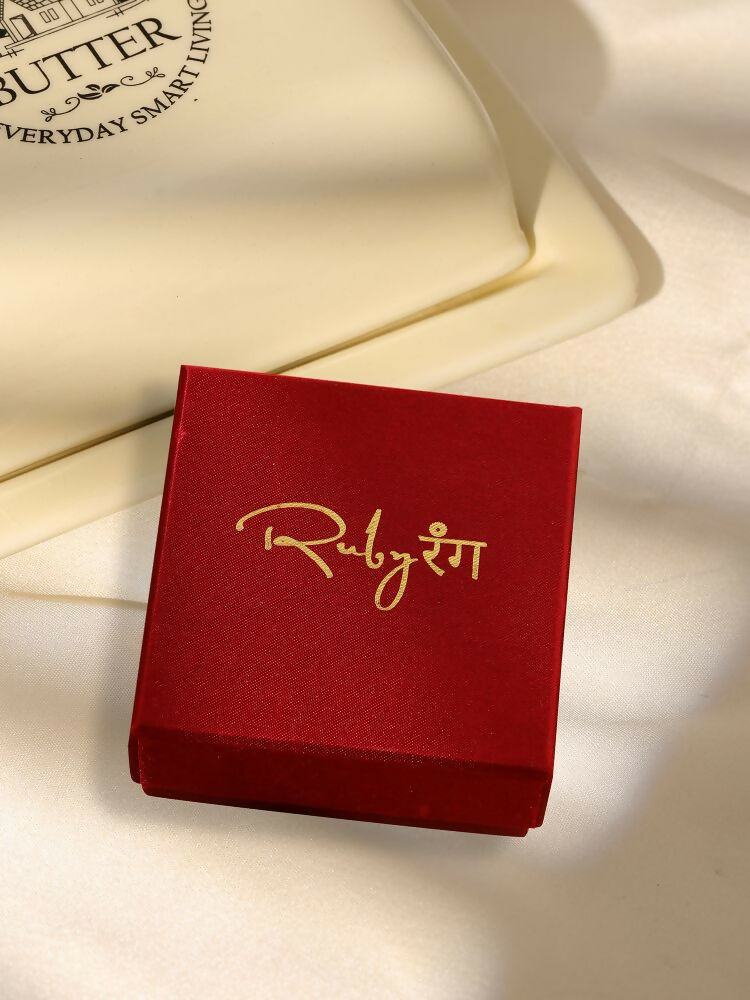 Women's Kundan Pearl earrings - Ruby Raang | Swadesiicart