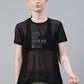 MKH Typography Printed Round Neck Short Sleeves Dri-FIT Relaxed Fit T-shirt - Swadesiicart