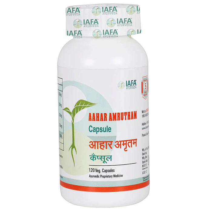 Iafa Ayuveda Aahar Amrutham Veg Capsules | Swadesiicart