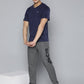 Alcis Anti Static Applique Slim Fit Running T-shirt | Swadesiicart