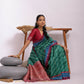 Vishnu Weaves Women's Green Soft Tussar Silk Zari Woven Saree with Blouse - Swadesiicart