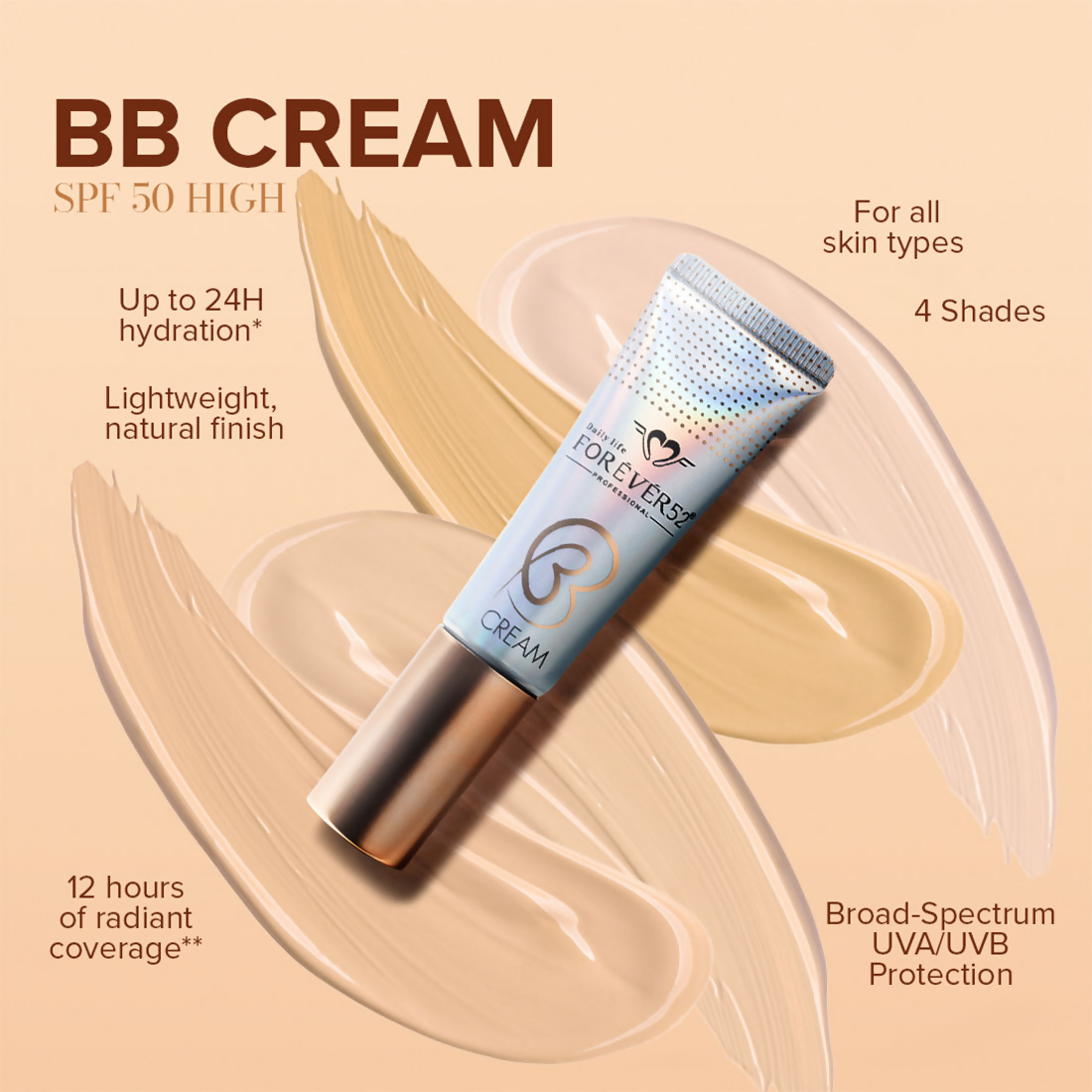 Daily Life Forever52 BB Cream SPF 50 ZB001 Rosy Pure | Swadesiicart
