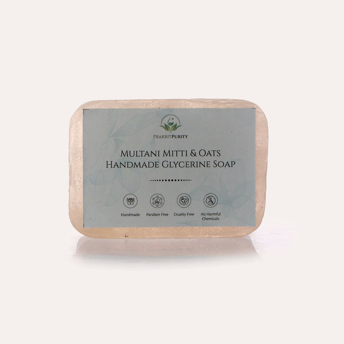 PrakritPurity Multani Mitti & Oats Handmade Glycerine Soap - PrakritPurity