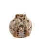 Masq Beige & Brown Embellished Embroidered Potli Clutch - Swadesiicart