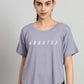 MKH Typography Printed Drop Shoulder Sleeves Dri-Fit Relaxed Fit T-shirt - Swadesiicart