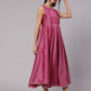 Aks Woven Design Gotta Patti Anarkali Kurta