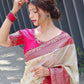 Kalini Ethnic Motifs Woven Design Zari Banarasi Saree | Swadesiicart