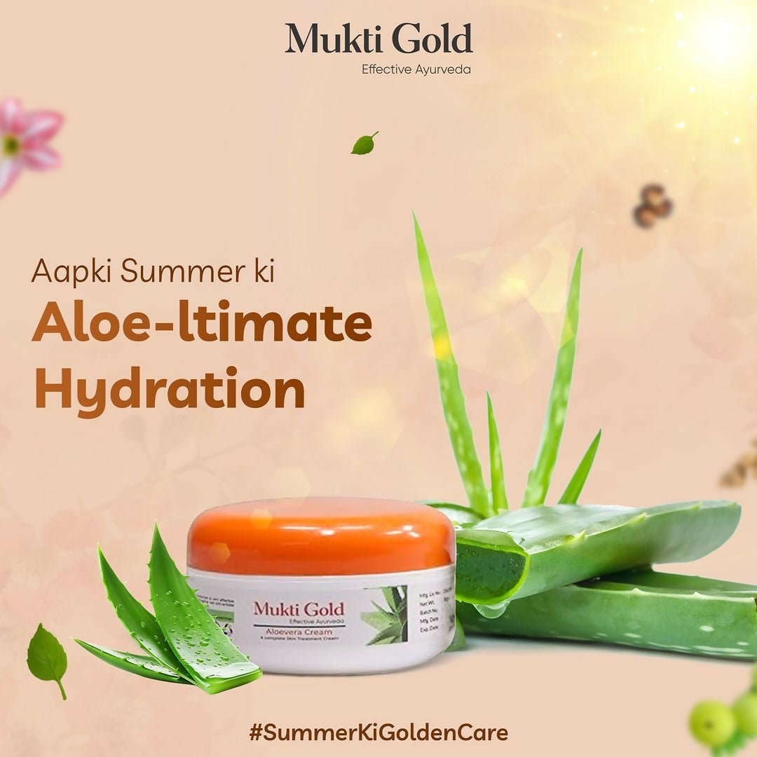 Axiom Mukti Gold Aloevera Cream - Swadesiicart