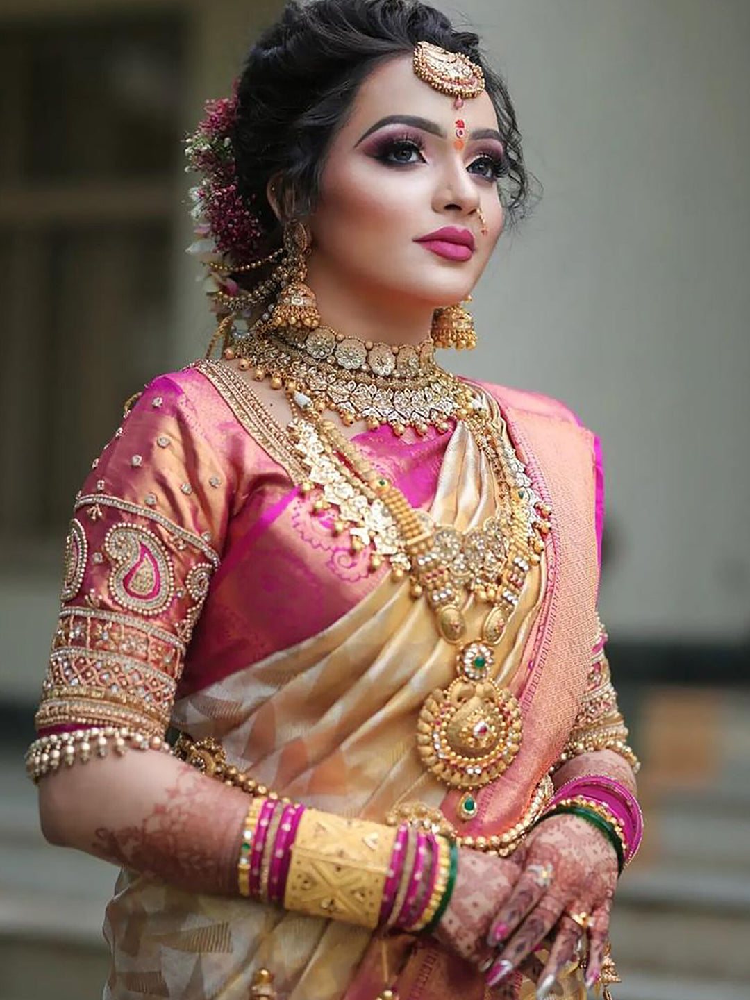 Kalini Ethnic Motifs Woven Design Zari Banarasi Saree | Swadesiicart