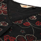 Anouk Women Floral Printed V Neck A-Line Kurta With Lace Detailing - Swadesiicart
