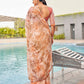Tikhi Imli Tie and Dye Chiffon Saree | Swadesiicart