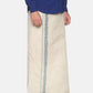 Sethukrishna Mens Off White Traditional Kerala Double Mundu | Swadesiicart