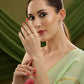 Kundan Gold plated Trillion cut Ring - Ruby Raang | Swadesiicart