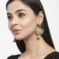 Shining Diva Gold-Toned Dome Shaped Jhumkas