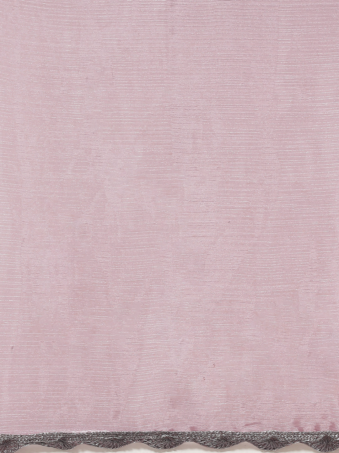 Tikhi Imli Pink Solid Embellished Border Saree | Swadesiicart