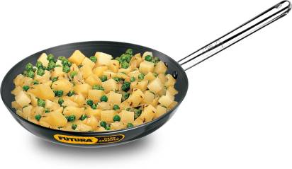 Hawkins Futura Hard Anodised Frying Pan 30 cm Diameter 1 L (AF30) - Swadesiicart