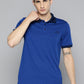 Alcis Men Colourblocked Polo Collar Dry Tech Slim Fit Sports T-shirt | Swadesiicart