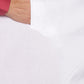 Sethukrishna White & Pink Solid Cotton Dhoti For Men | Swadesiicart