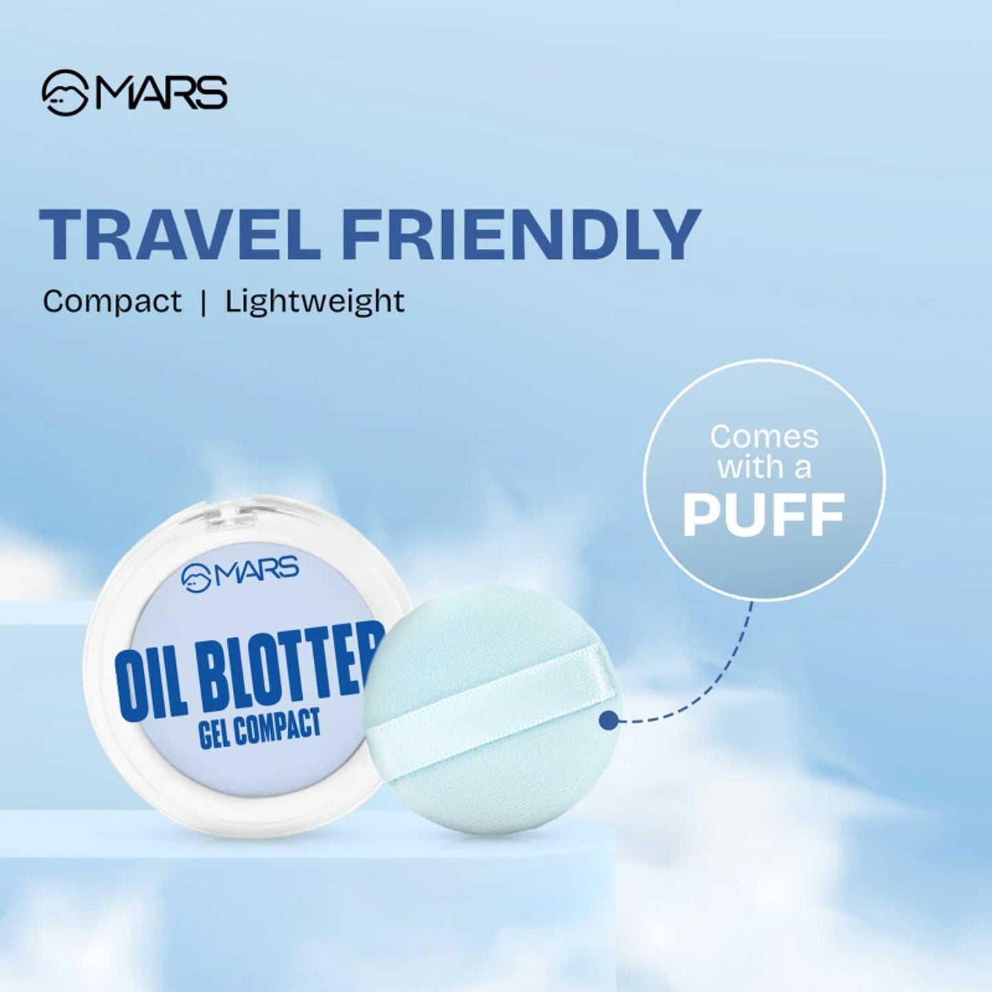 MARS Cosmetics Oil Blotter Gel Compact (5gm) - Swadesiicart