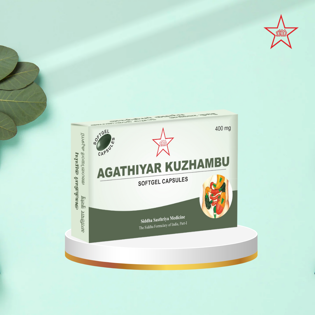 Skm Ayurveda Agathiyar Kuzhambu Softgel Capsules | Swadesiicart