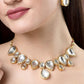 NVR Women's Gold Kundan-Studded Handcrafted Jewellery Set - NR Retail-NVR