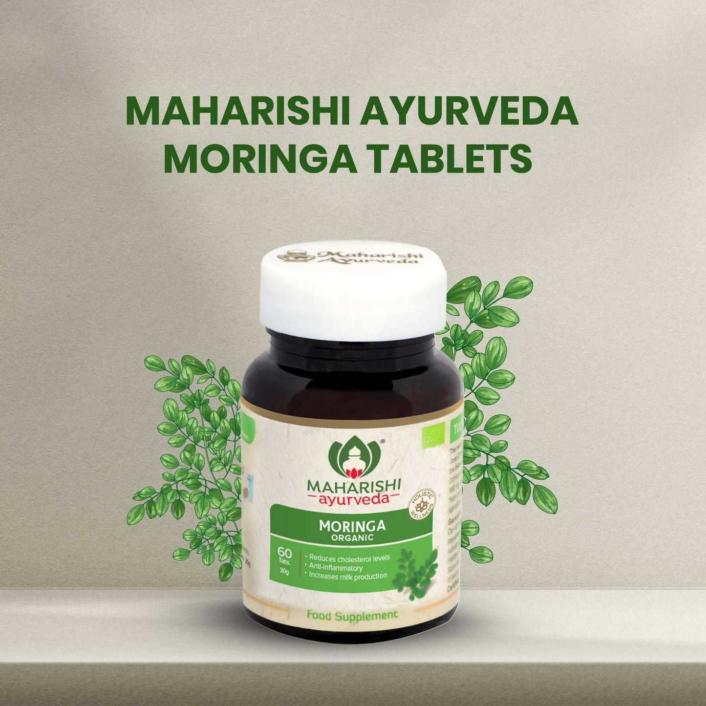 Maharishi Ayurveda Moringa Organic Tablets - Swadesiicart