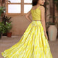 Aayaa Designer Heavy Sequance Work Kids Lehenga Choli - Yellow