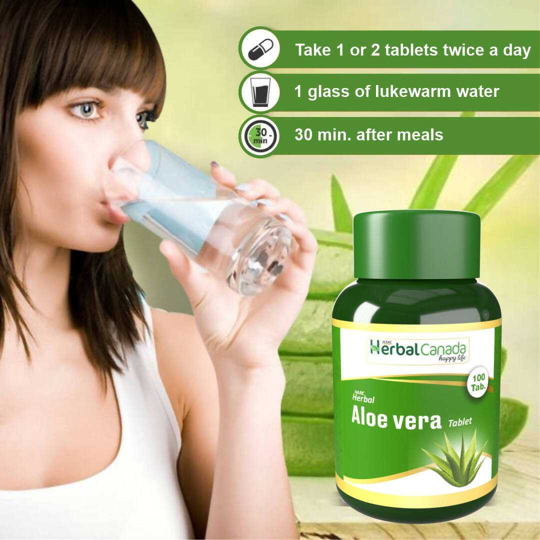 Herbal Canada Aloe Vera Extract Tablets | Swadesiicart