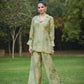 Women's Casual Fashionable Mahendi Mull Cotton co-ord set - Anya - Swadesiicart