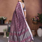 Aastha Fashion Lavender Linen Weaving Saree
