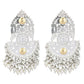 Joban Fashion Women Ghungroo Style Silver Tone Earrings | Swadesiicart