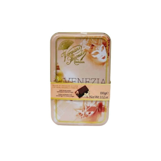 Ajfan Milk Chocolate Hazelnut Pralines in Venezia Gift Tin | Swadesiicart