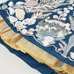 House of Panchhi Navy blue Net Sequinse Work Lehenga & Blouse with Dupatta | Swadesiicart