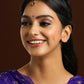 Ruby Raang Blue Meenakari Kundan Maang Tikka | Swadesiicart