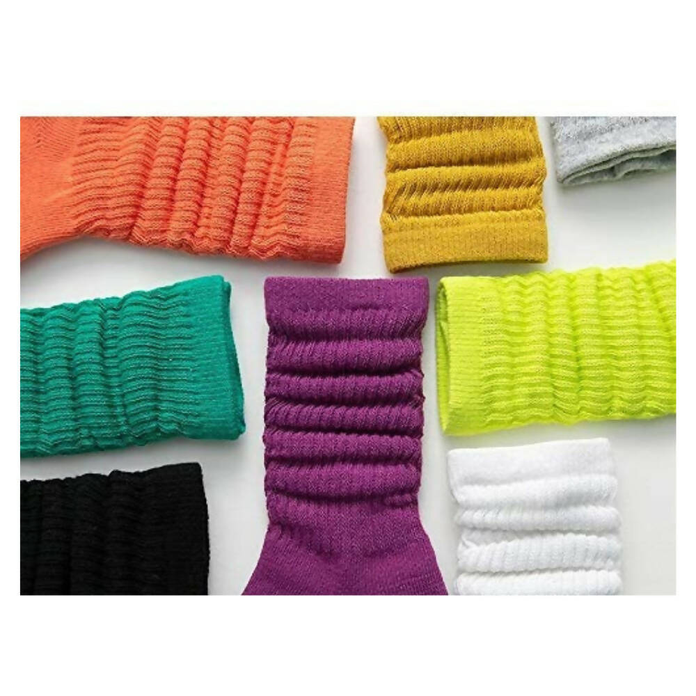 AHC Baby Boy Baby Girl Socks Full Length Plain Colors For Kids
