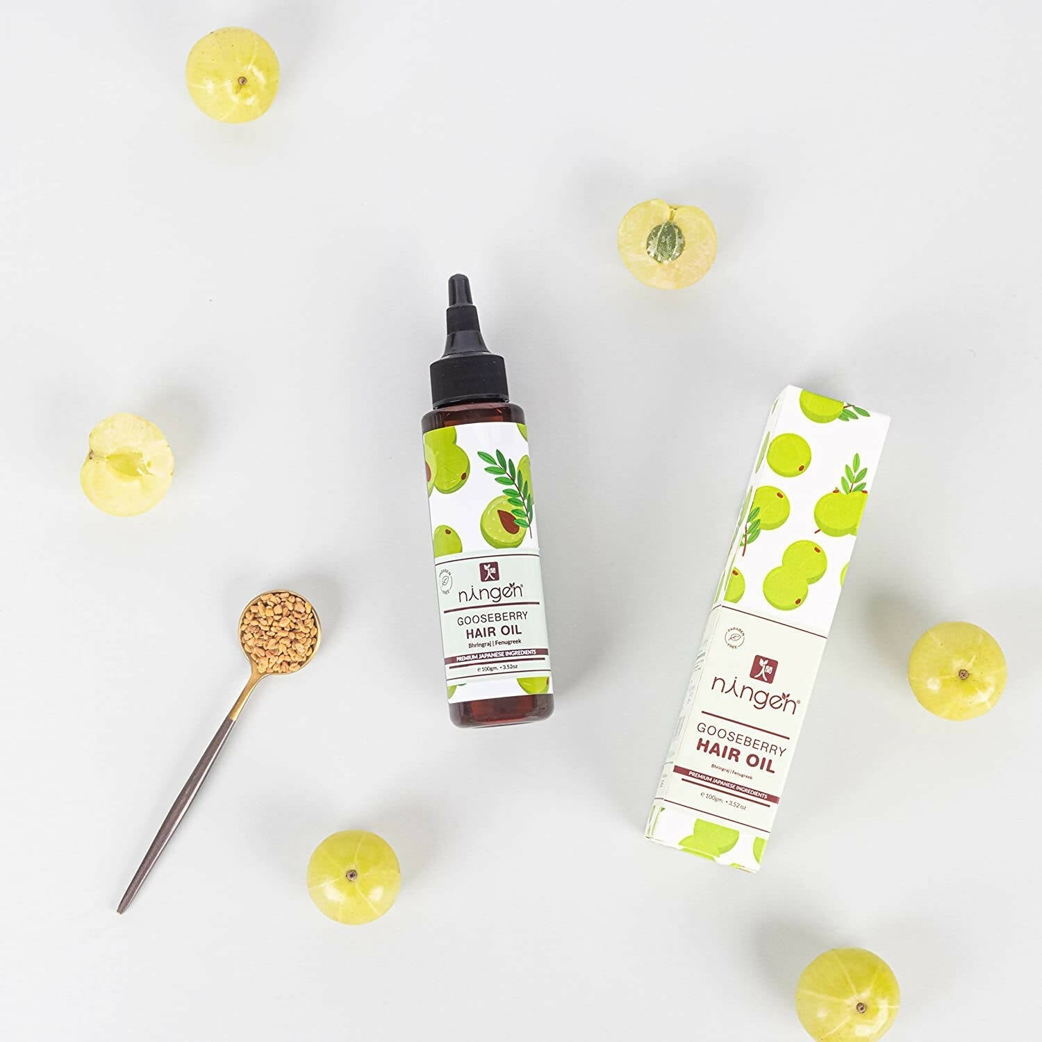 Ningen Gooseberry Hair Oil - Swadesiicart