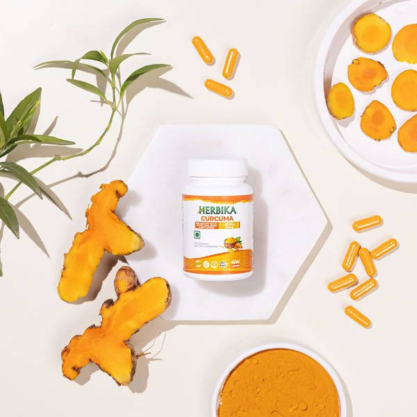 Herbika Curcuma Capsules | Swadesiicart