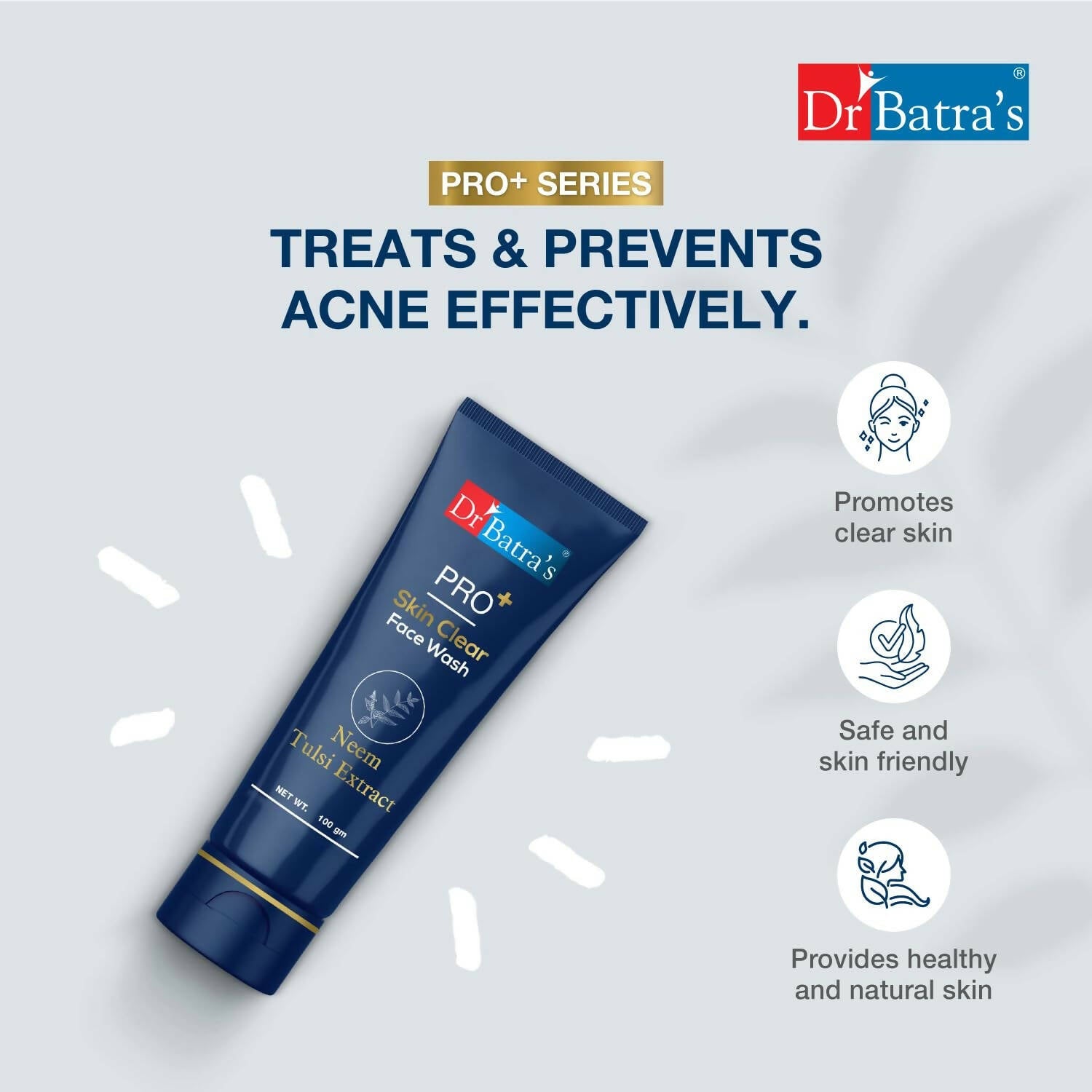 Dr. Batra's PRO + Skin Clear Face Wash - Swadesiicart