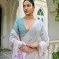 Vishnu Weaves Women's Pink Muga Cotton Saree with Blouse - Swadesiicart