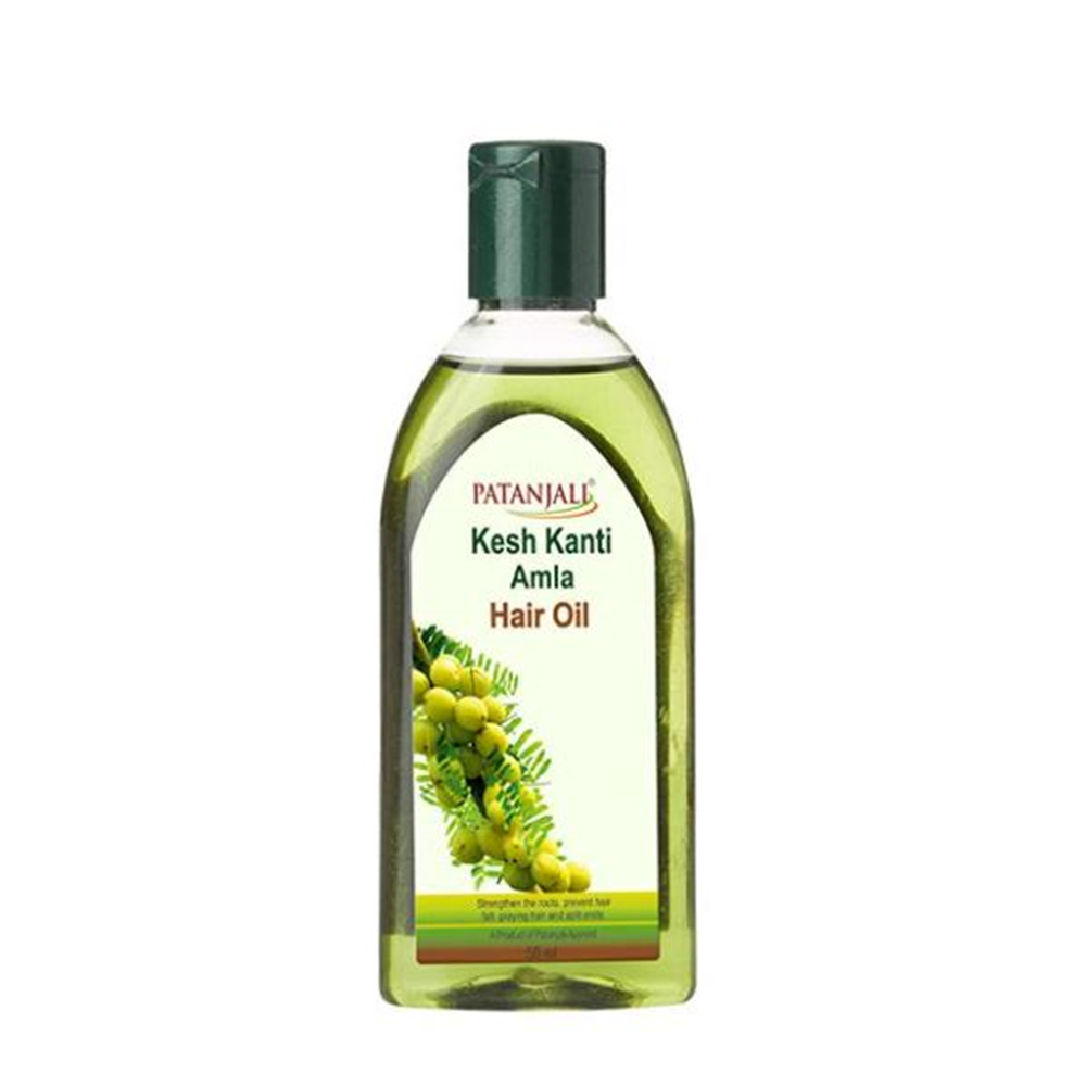 Patanjali Kesh Kanti Amla Hair Oil | Amla-Enriched Ayurvedic Oil for Strong Shiny Hair - Swadesiicart