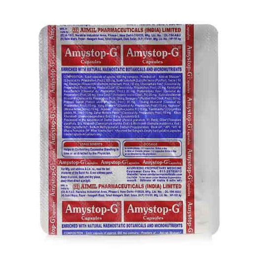 Aimil Ayurvedic Amystop-G Capsule 60 tablets