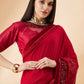 Mauve Lycra Resham And Sequins Embroidery Saree - Norita Hit Design - Swadesiicart